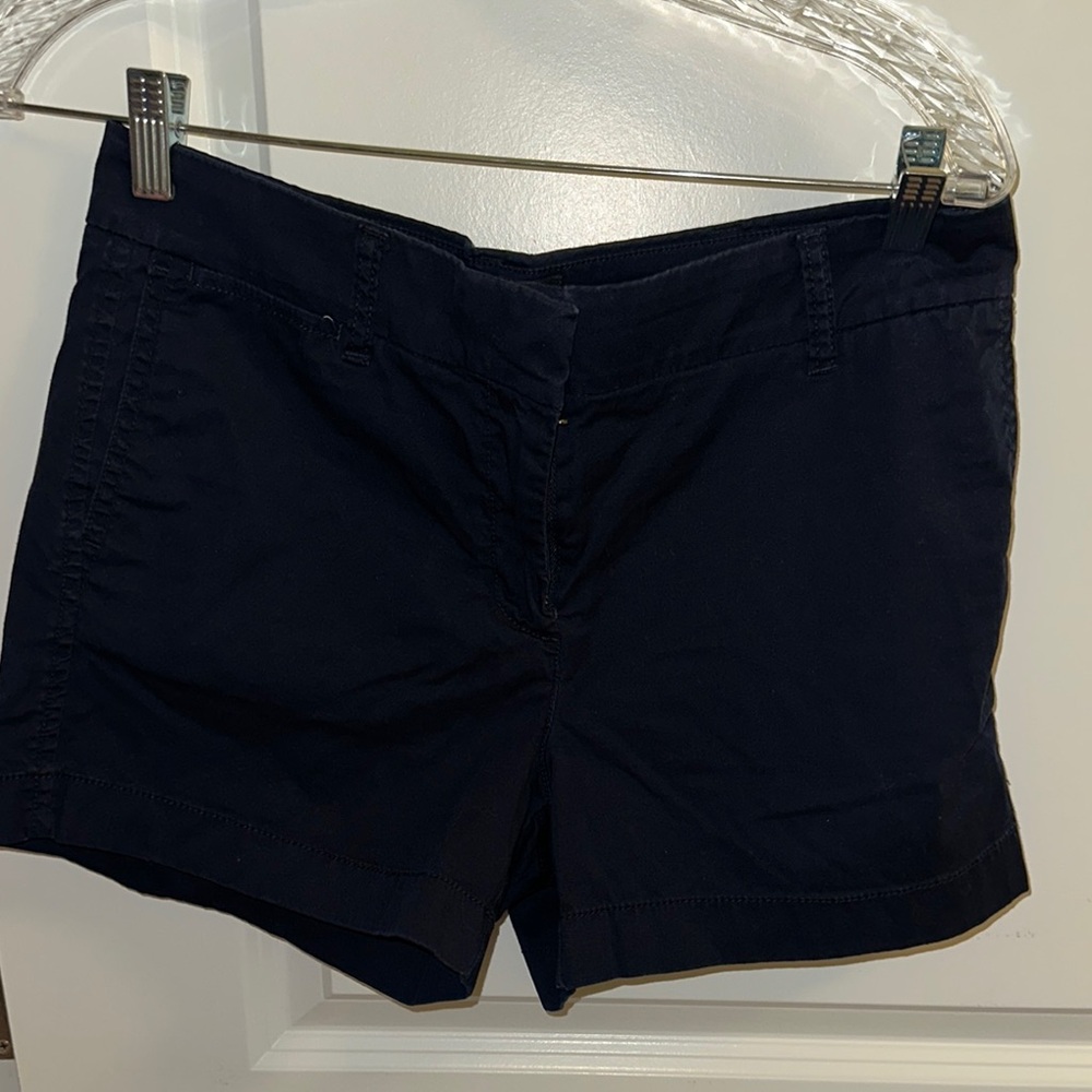 J. Crew Women's Navy Chino Shorts